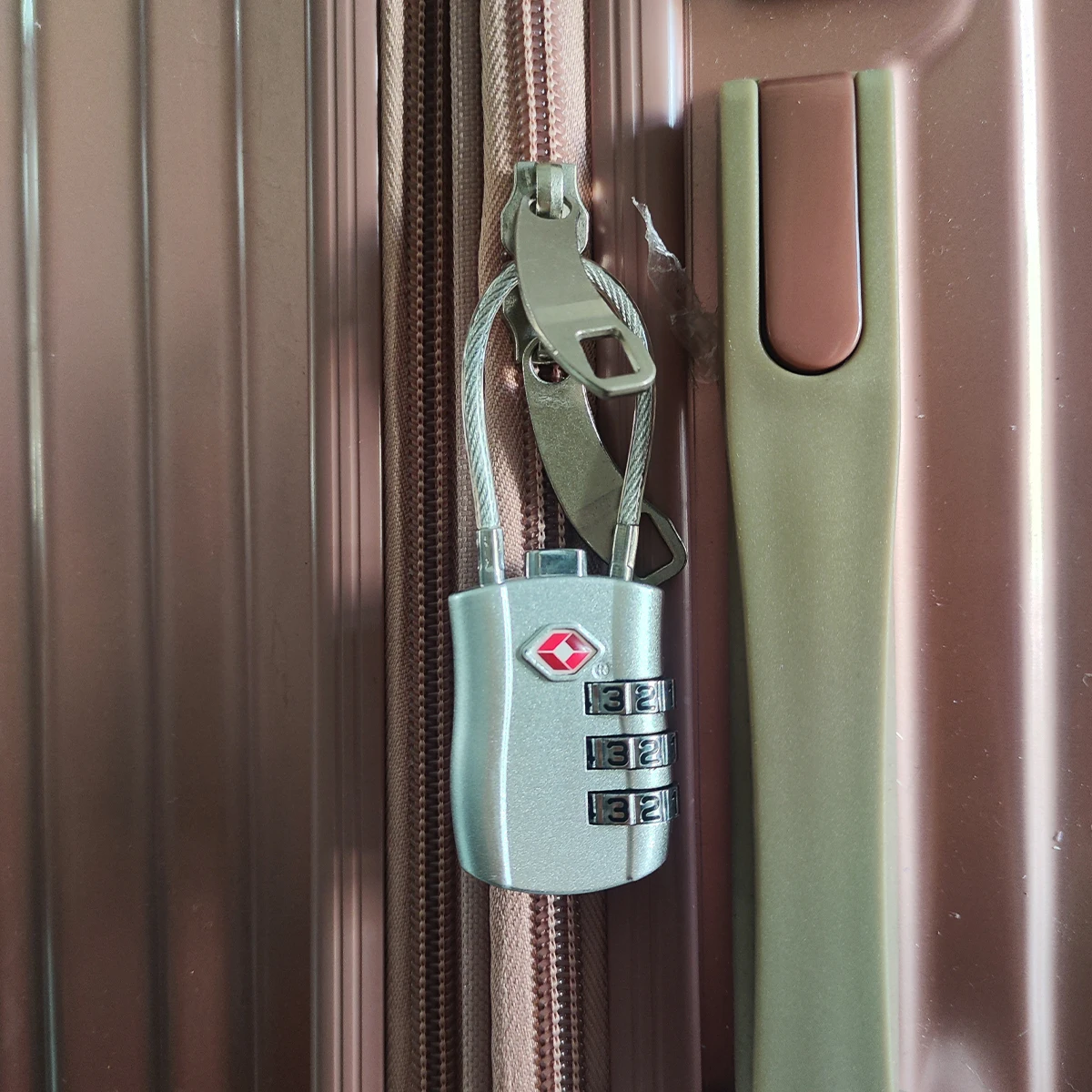 TSA Locks for Luggage Durable Cable Combination Locks, TSA Approved - Secure Travel Locks for Suitcases, Backpacks & Cases