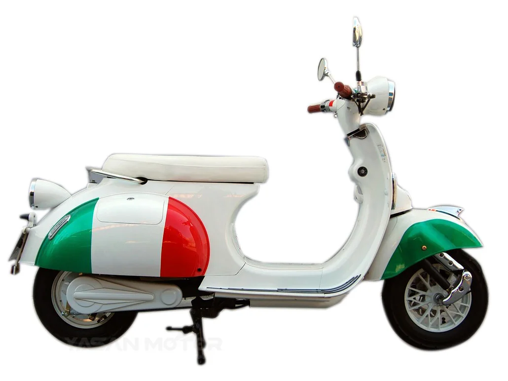 New Good Seller Vespa Classical Model 4000w Electric Scooter Motorcycle Lithium Battery