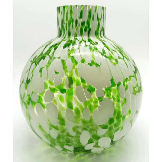 Unique design Fancy Leopard Color vase  home decorative flower handmade glass Vase