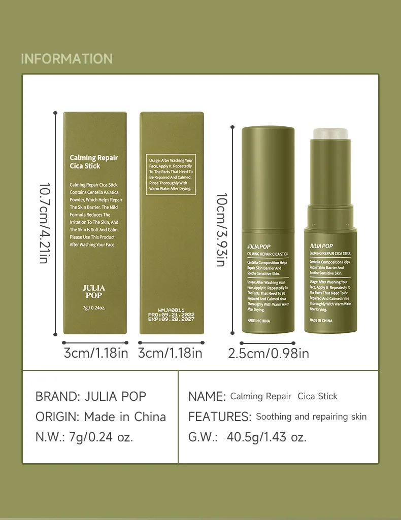 Custom Vegan Mask Stick Private Label Natural Organic Deep Cleansing Skincare Mask Stick