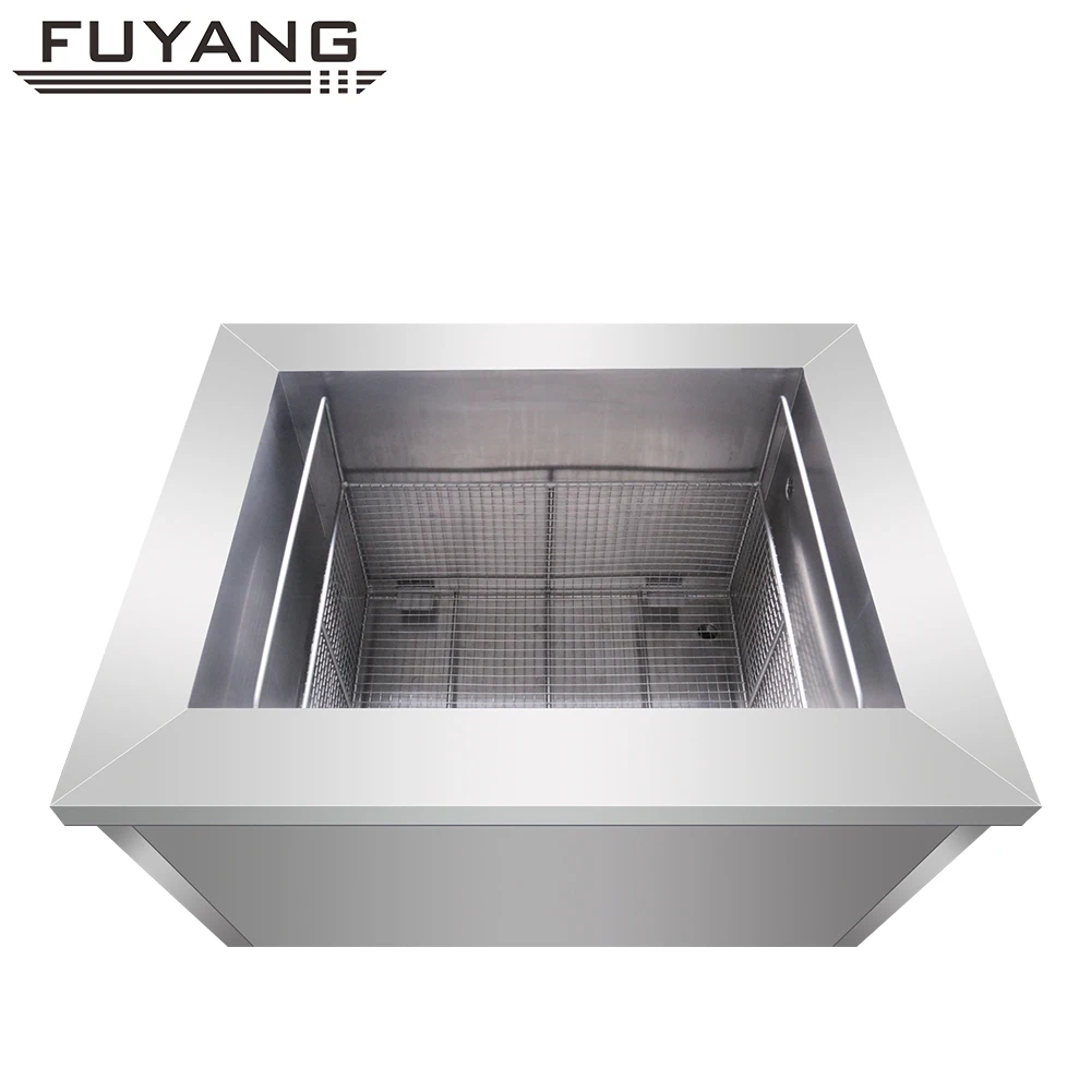 FUYANG Industrial ultrasonic cleaner for engine block carbon cylinder head carburetor turbocharger DPF cleaning  machine  61L