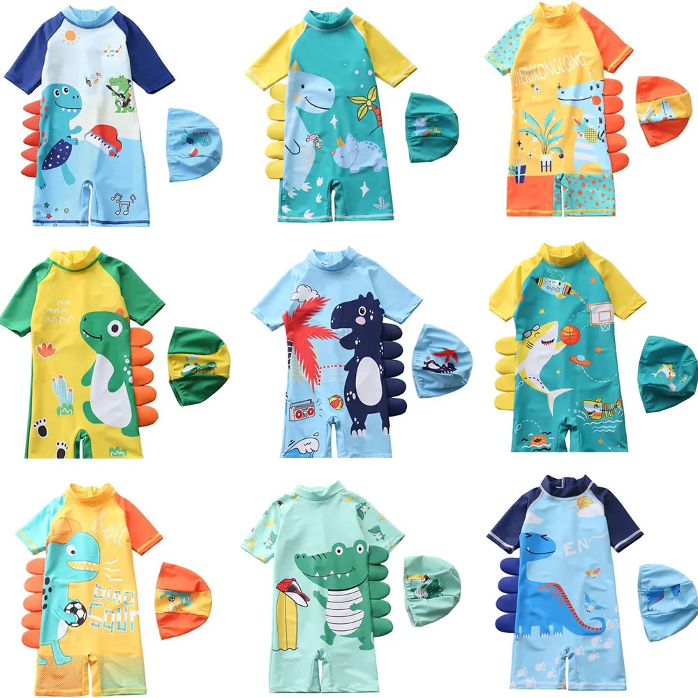 Wholesale Fashion Kids Swimsuit European Kids Swimwear For Boys Kids One Piece Swimwear