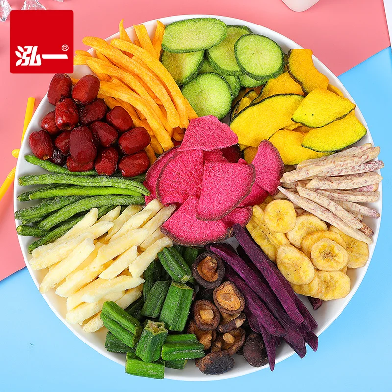 
OEM Dried Fruit and Vegetable Chip Mixed Veggie Chips 
