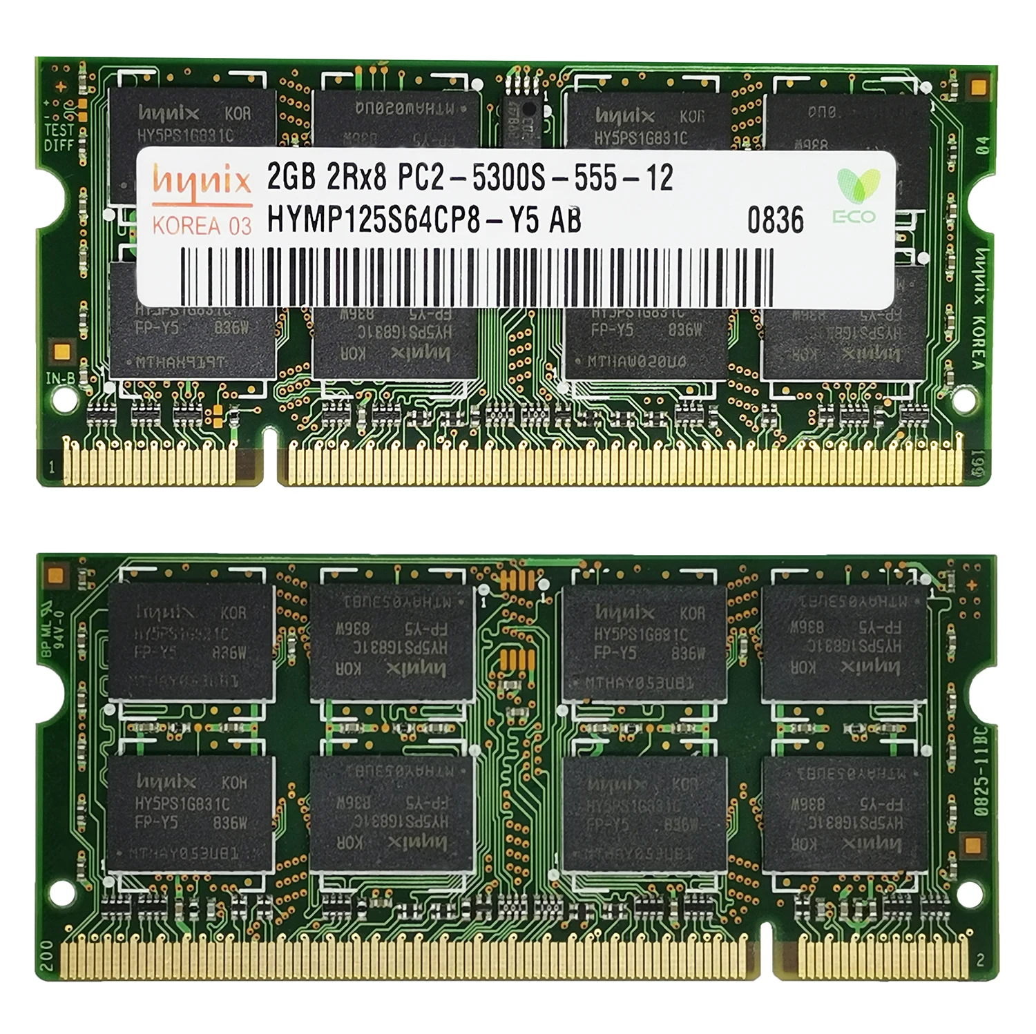  Для Hynix Notebook RAM DDR2 2GB PC2-5300S 667MHz 1 8 V Laptop
