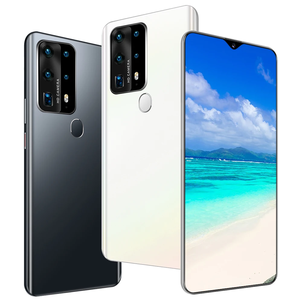
2020 New P42 Pro 6.5HD Big Screen Phones Mobile Android 10.0 Smart Phone Dual SIM Mobilephone 