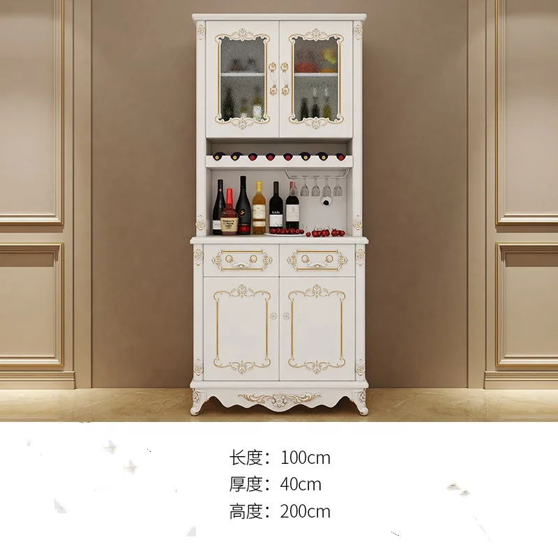 Dining Room living room furniture custom luxury modern wooden glass sideboard cabinet Wooden Sideboard