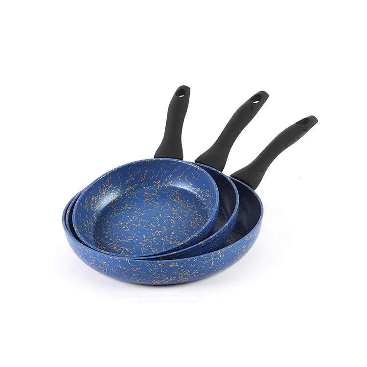 Granite Blue Wholesale Amazon Chinese Hot Selling 12Pcs Aluminum Cooking Pots And Pans Cookware Pot Set With Kitchenwa