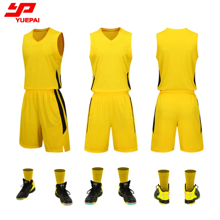 Wholesale Blank School Team Basketball Clothes Customization Men Basketball Uniform