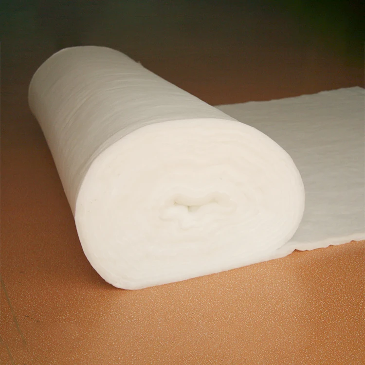 Direct Factory Supply White Filling  Fusable Quilt r Polyfill Polyester Padding Batting Wadding