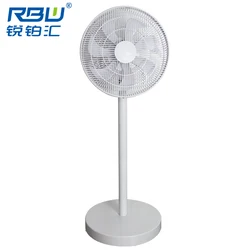 New arrival adjustable height WIFI function floor standing 12 volt dc fans
