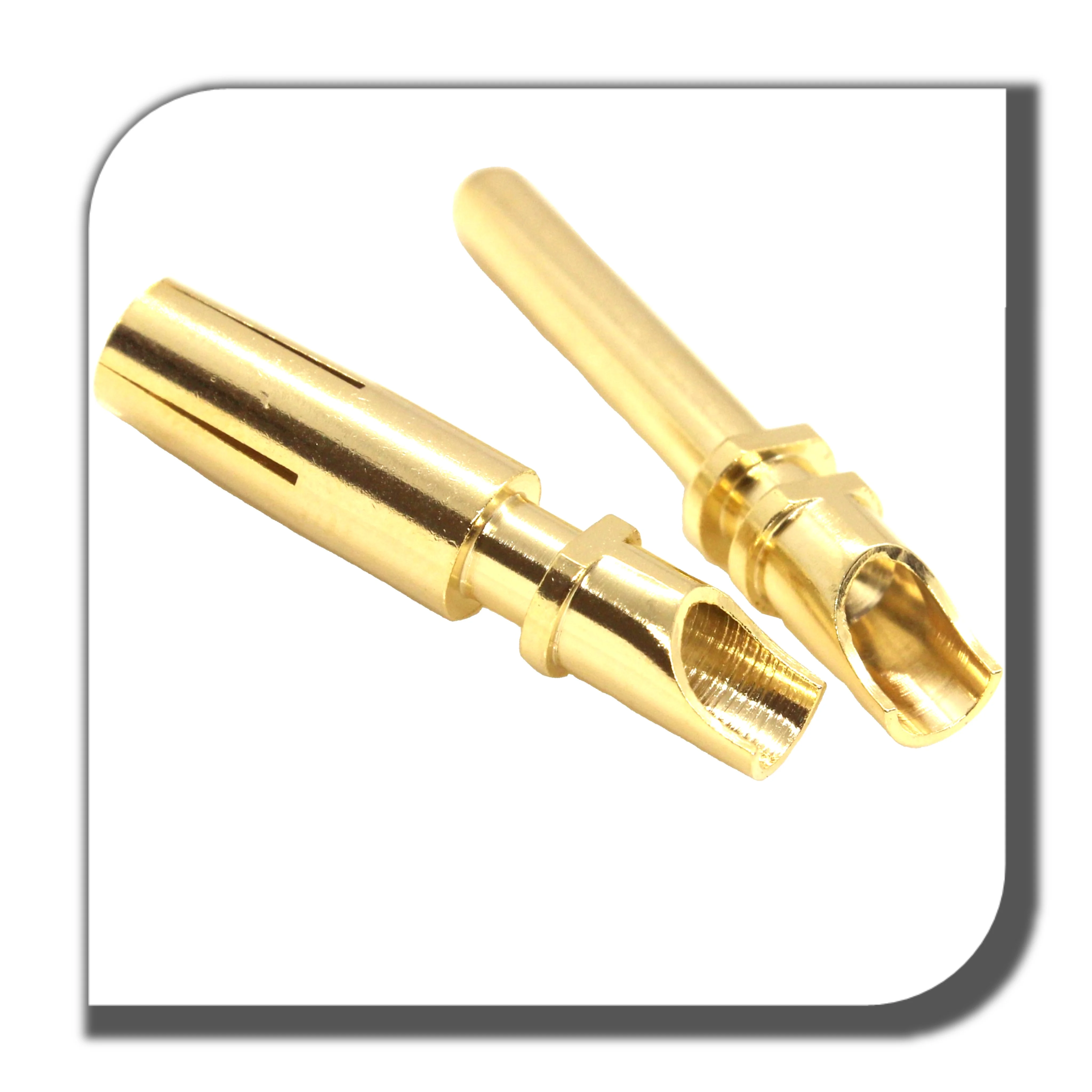 OEM Custom phosphorus bronze pin and copper electrical plug brass pin for mobile phone connector