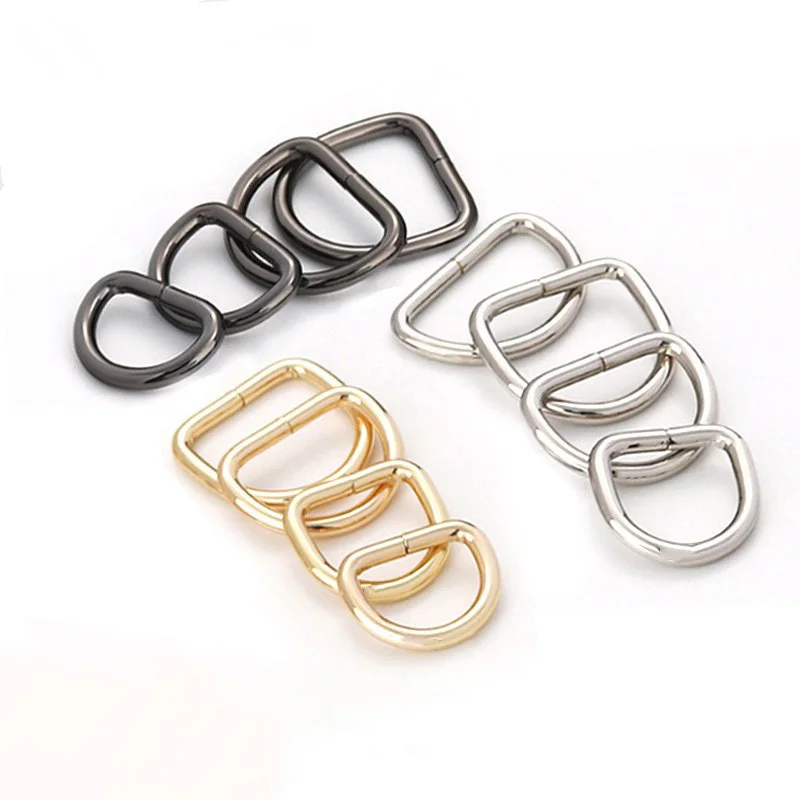 Cheap High Quality Colors Bag D Ring Hardware Metal D Ring Buckle for Handbag