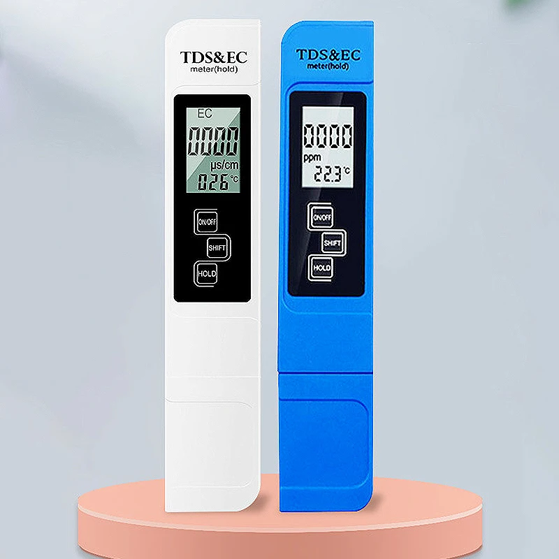 Meter Temperature Tester Pen 3 In1 Function Conductivity Water Quality Measurement Tool TDS&EC Tester 0-5000ppm