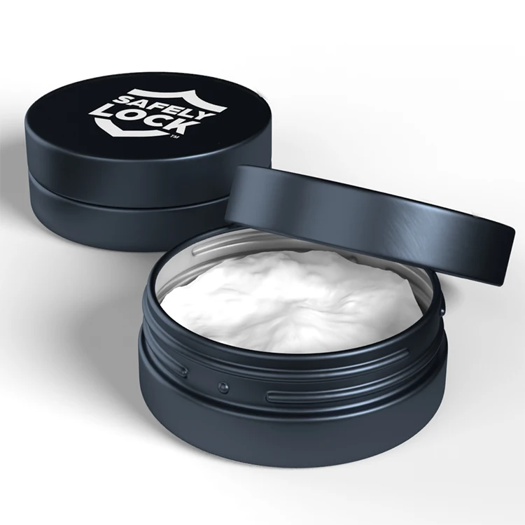 
certified small childproof packaging child resistant airtight round metal tin box with child proof lid for mints gummies flower 