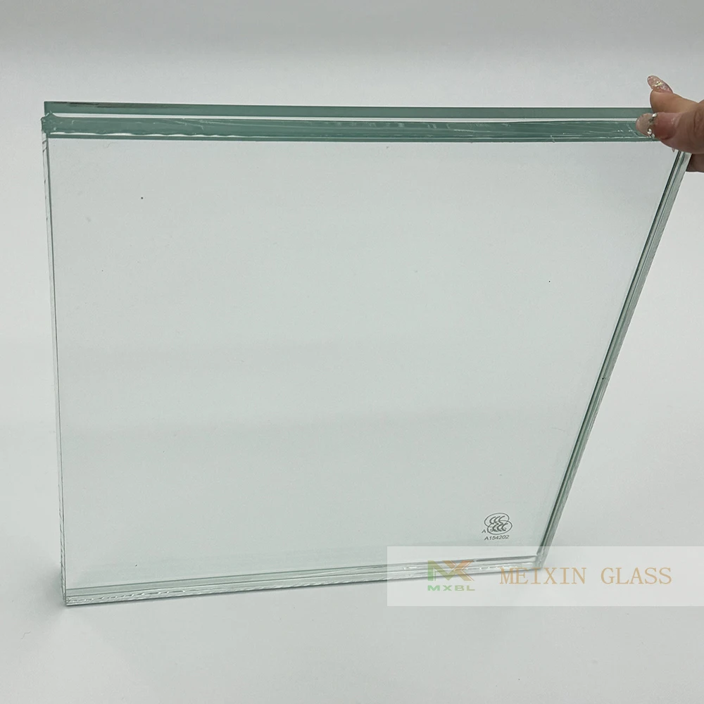 MEIXIN glass factory 10+10+10MM Safety Security Bulletproof Tempered Multilayer Sgp Pvc Sandwich Laminated Bullet Proof Glass