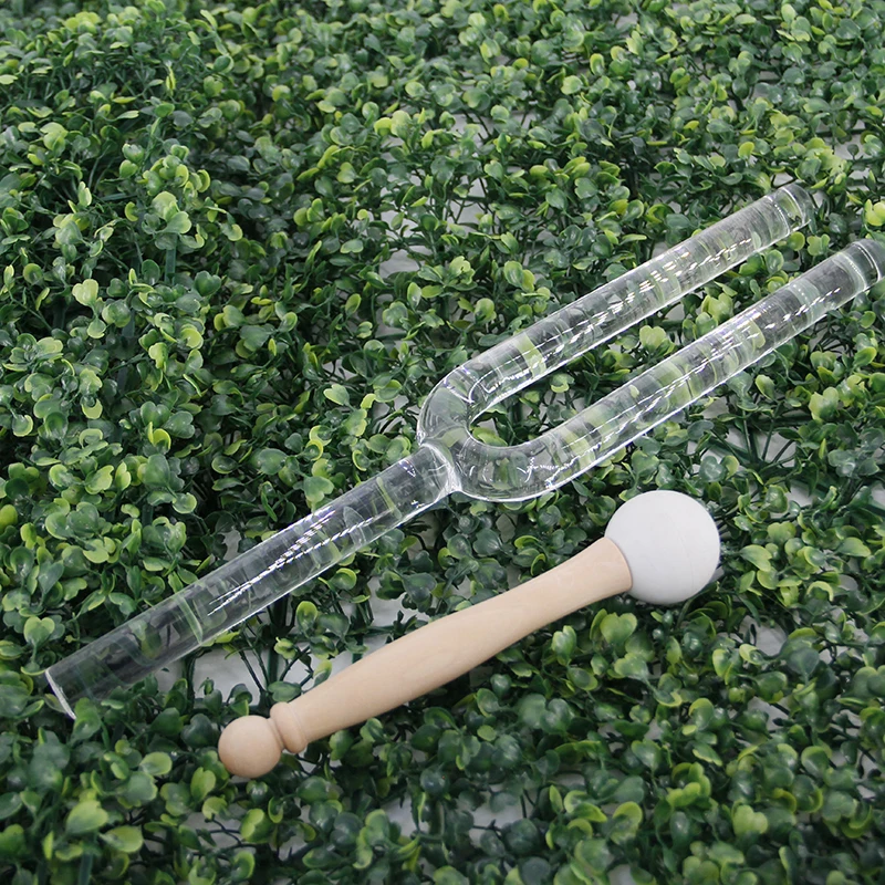 SIHE high quality Quartz Crystal Tuning Forks Chakra Healing Clear Crystal Singing Tuning Forks
