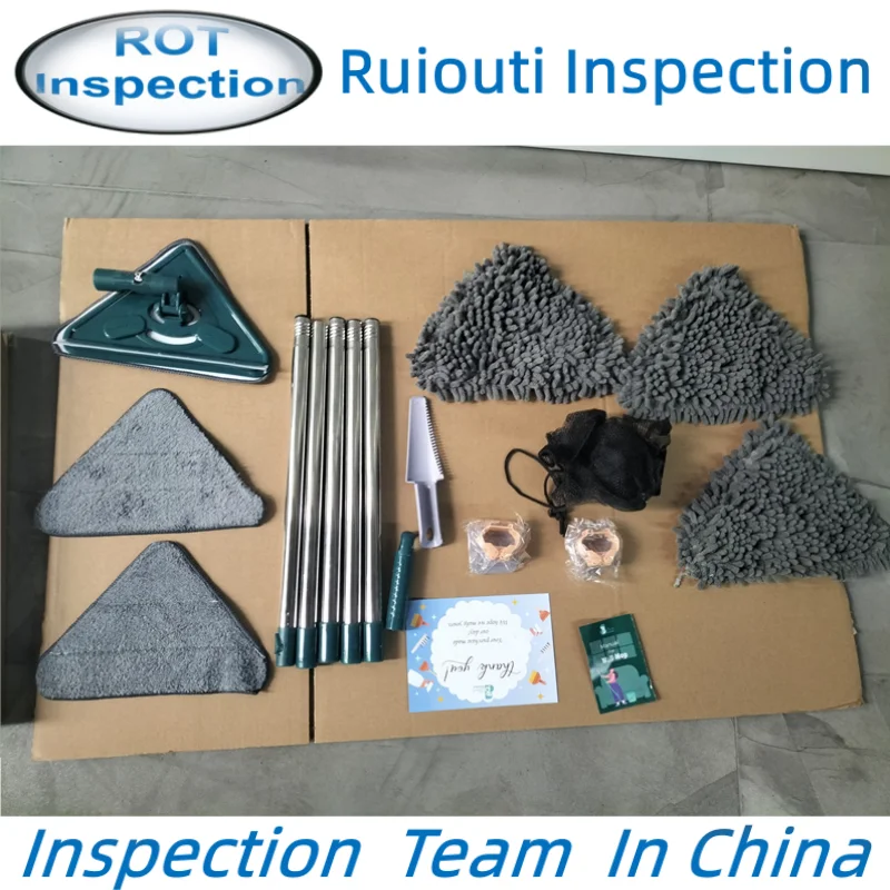 Mop set inspection and quality control service hangzhou inspection / quality control service / quality control inspection