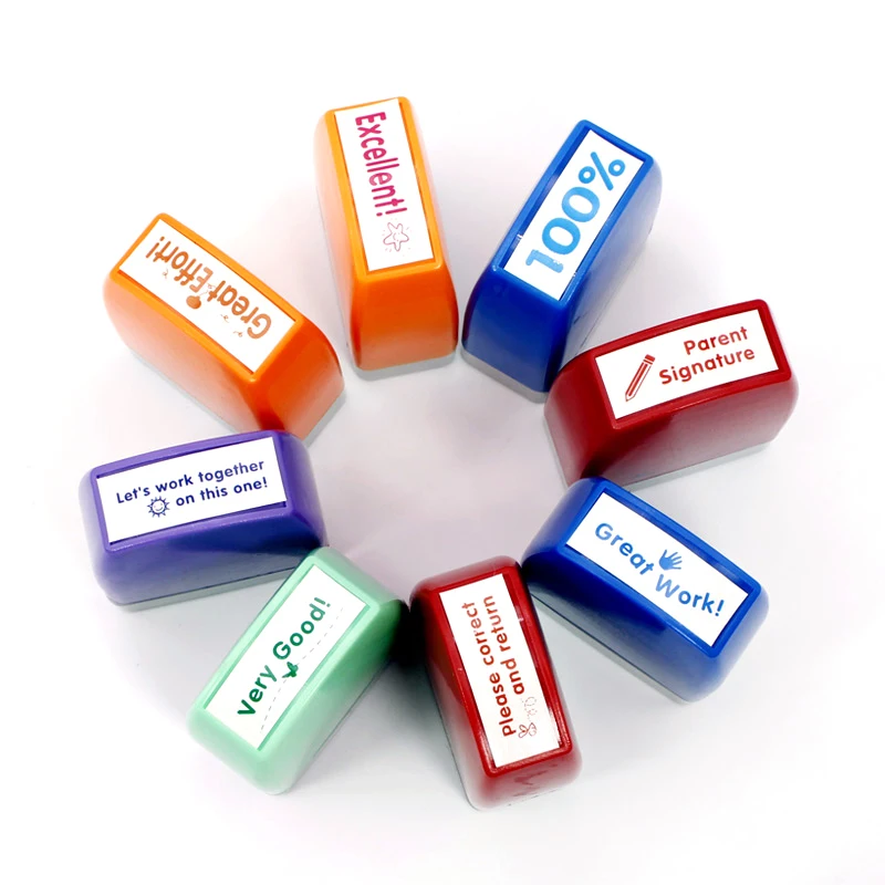 Custom Teacher Stamp Personalized Self -inking Encourage Rewards