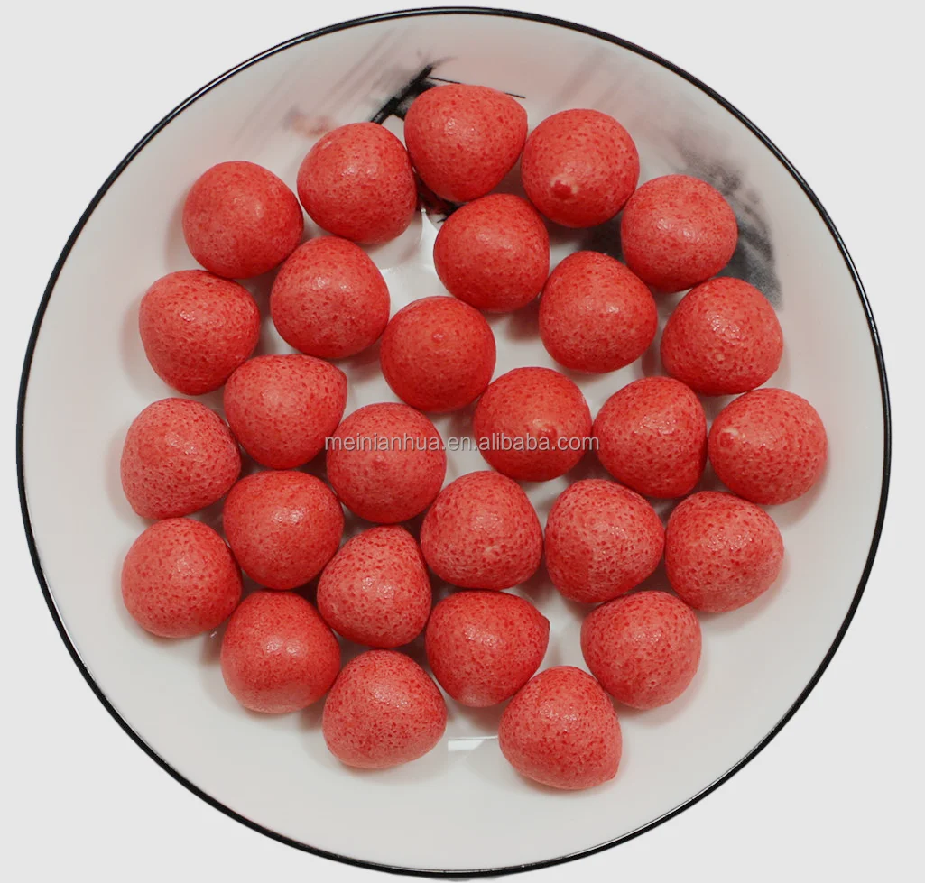 Wholesale Cheap Fruity Big Size Chewing Gum Factory-Little Strawberry Bubble Gum in Drop Shape for Kids Packaging Bag