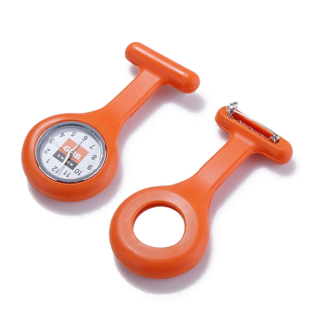 Wholesale Portable Silicone Digital Clip-On pocket Silicon FOB Pocket Nurse Watch