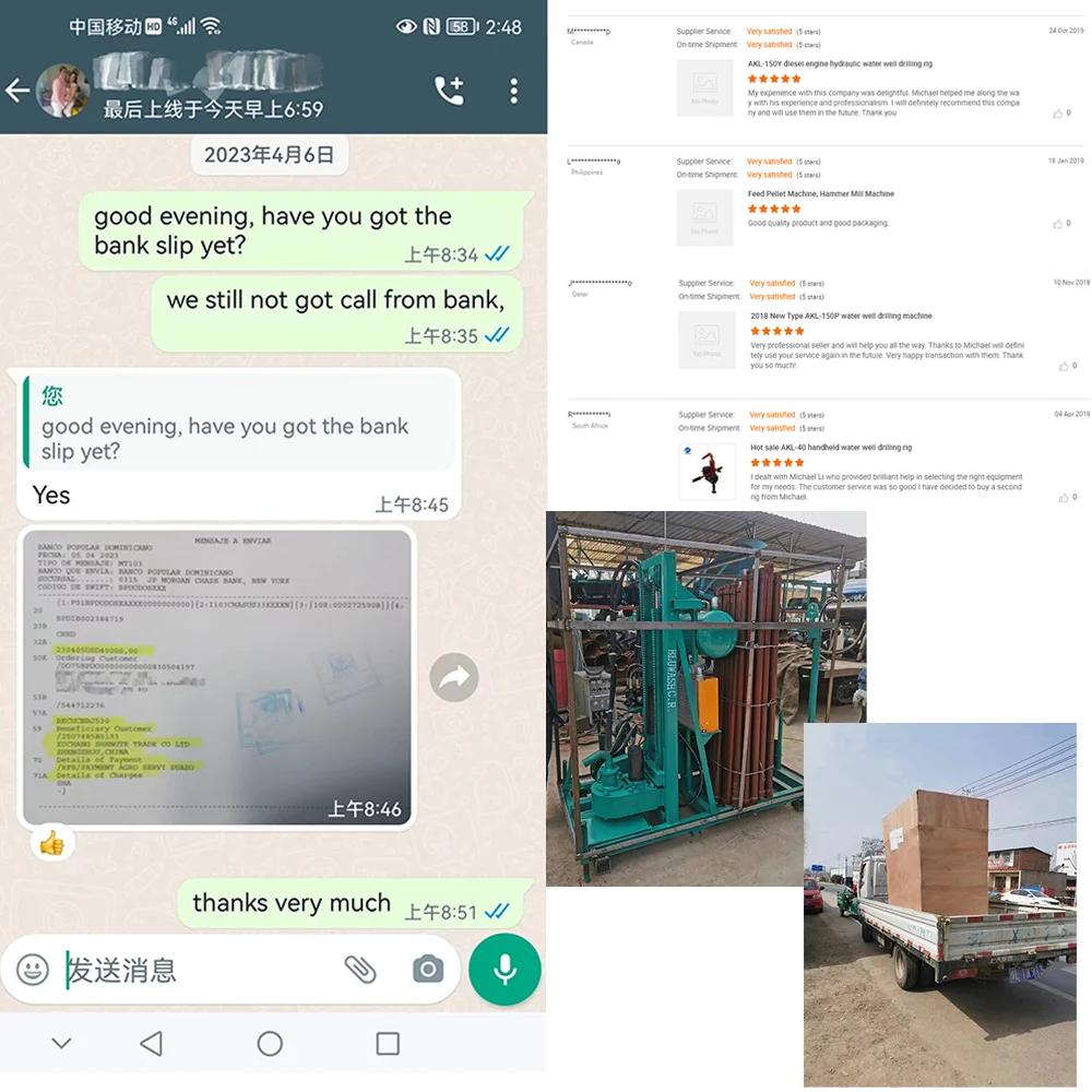 AKL-150Y+ Easy Operation Hydraulic Drilling Machine Small Water Well Drilling Rig Machine