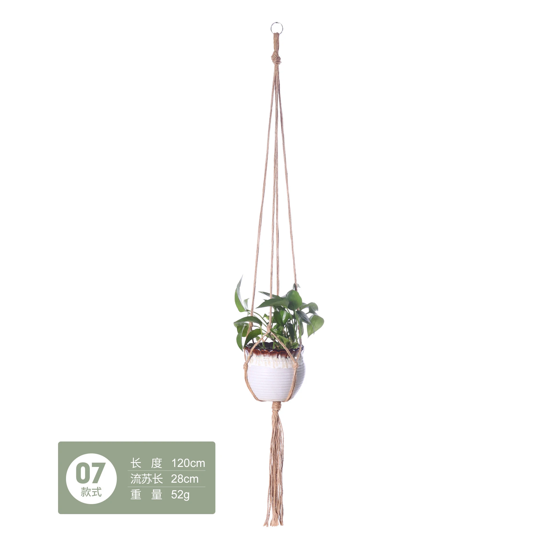 Macrame Plant Hangers With Hanging Air Plants Holders