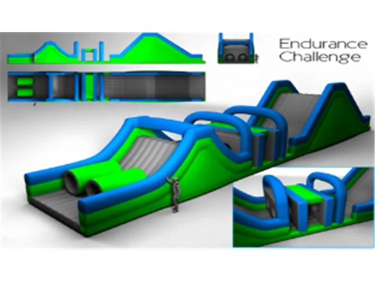 
Hot Sale Adult Sport Race Games Inflatable Match Equipment Inflatable 5k Obstacle Course 