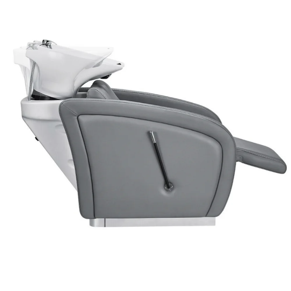 2023 New Model Luxury Design Gold Leather Beauty Salon Bed Furniture Shampoo Chair Shampoo Bed