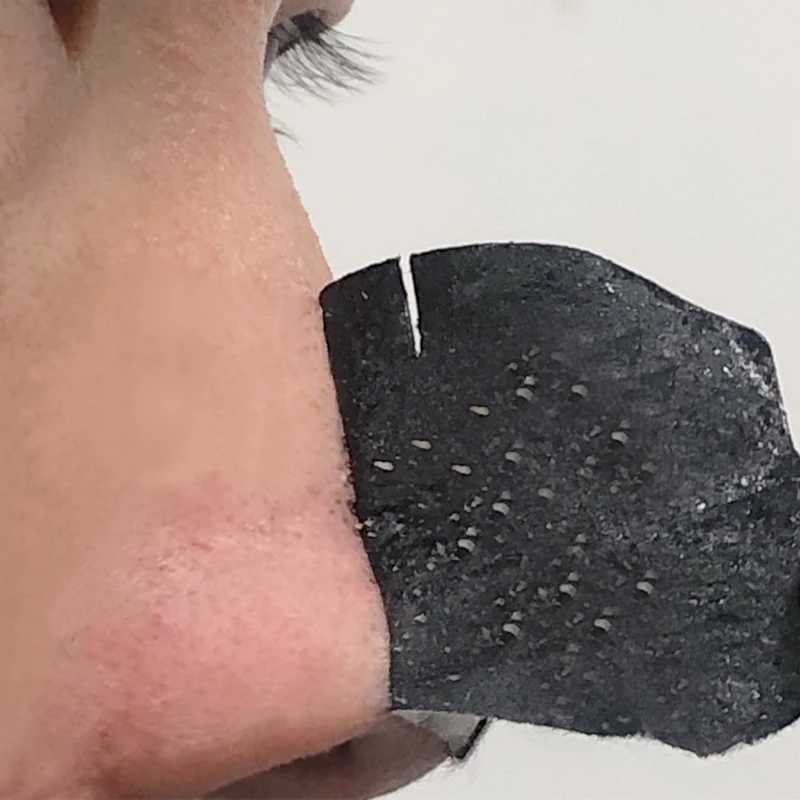 Blackhead Nose Pore Strips Pink Black Nose Strip for Blackhead Removal Acne Blemishies Face Dot Spot Pore Purifying Peel Off