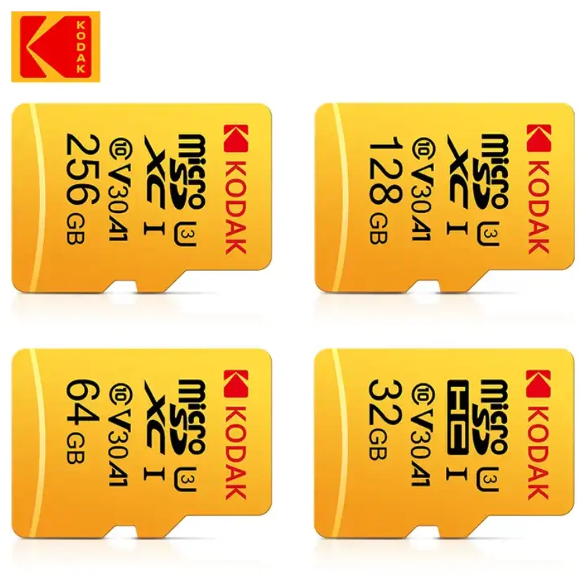 Wholesale KODAK Memory SD Card  32G 64G 128G 256G 512GB V30 U3 A1 UHS-3 micro High Speed SD Memory cards