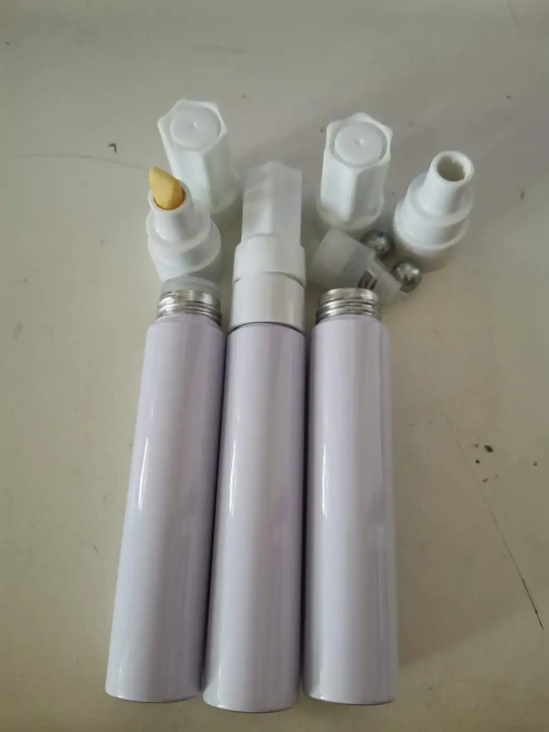 Factory wholesale various sizes 4.5mm bullet&chisel empty aluminum pump marker