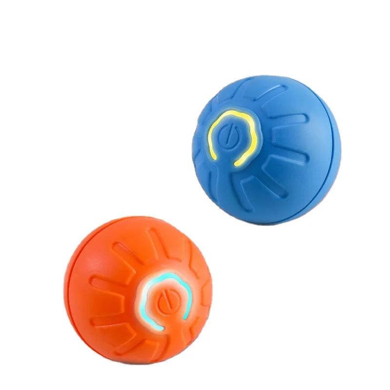 Smart Indoor Interactive Pet Toys Auto-Rolling Electric Dog Ball Small Cats Funny Self-Moving Puppy Games Made Durable Silicone