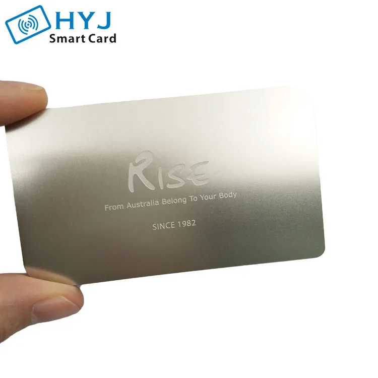 Cheap customized metal name card stainless steel blank metal business cards