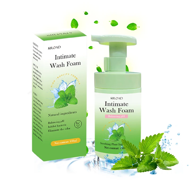 OEM Organic Vaginal Ph Balance mint Yoni Wash Feminine Hygiene Care Intimate Vagina Probiotics Foam Wash Gel Yoni Foam Wash