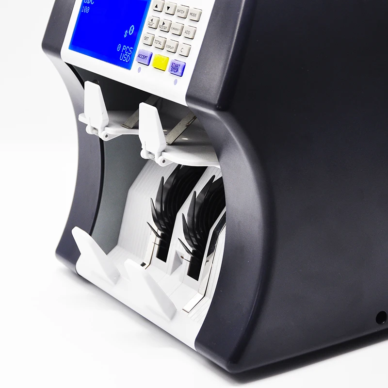 HERO BRAND UV Mg IR Image Detection Euro USD Dollar Bill Counter Value Counting Machine