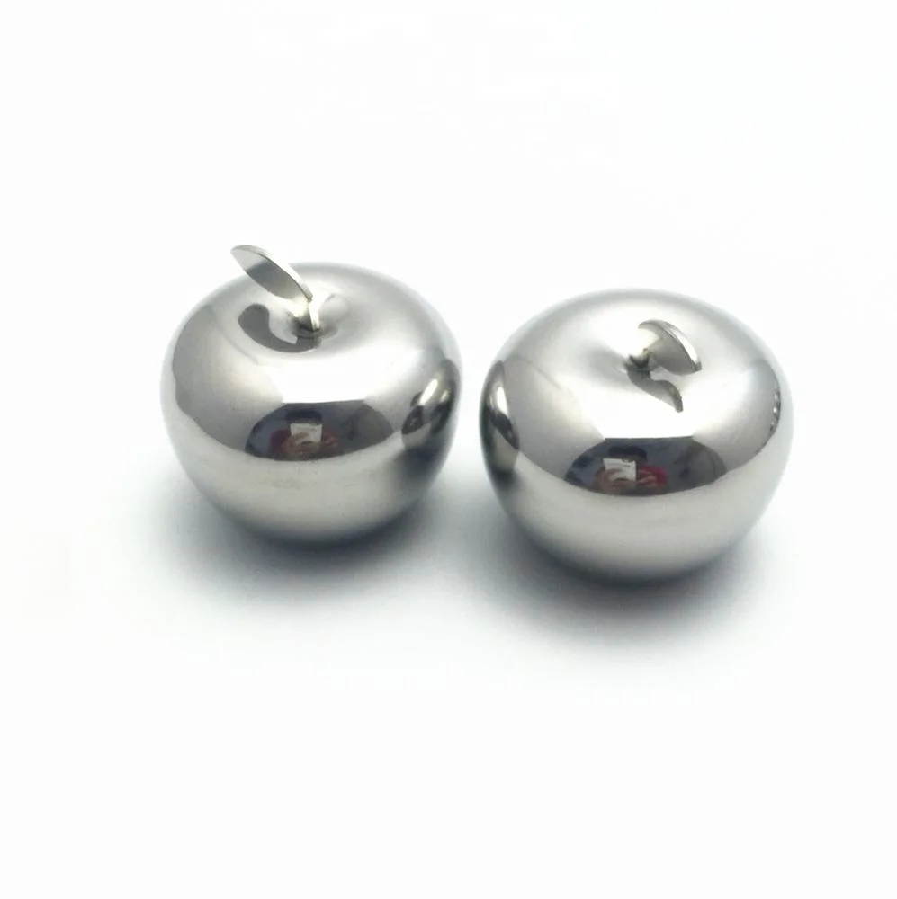 2023 HUFA Factory Glacier Small Stainless Steel Whiskey Chilling Rocks Metal Apple Ice Cube Set for Parties Bars Wine Cooling