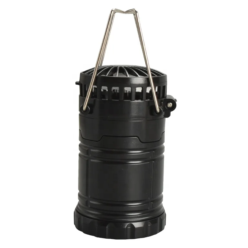 Multi Function 2 In 1 Led Camping Lantern Extendable Lantern Camping Multi Function Camping Light With Fan