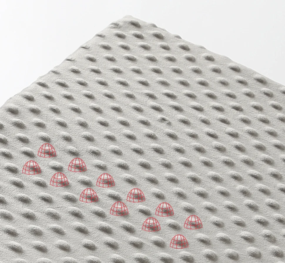 infant emetic milk pillow 3D dot fleece minky soothing sleep portable triangle ramp feeding nurse functional cushion newborn