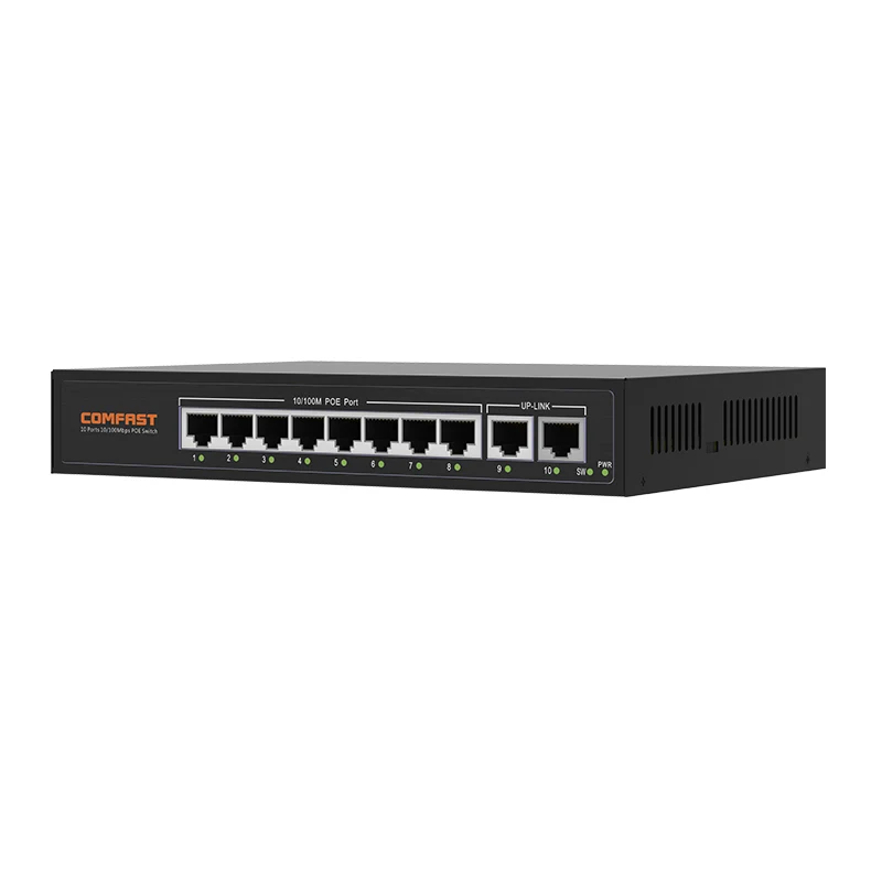 Comfast CF-SF181P 8+2 Ports POE Power Supply Ethernet Switch