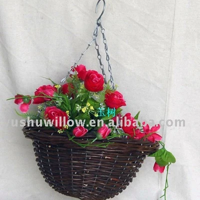 
willow hanging baskets 