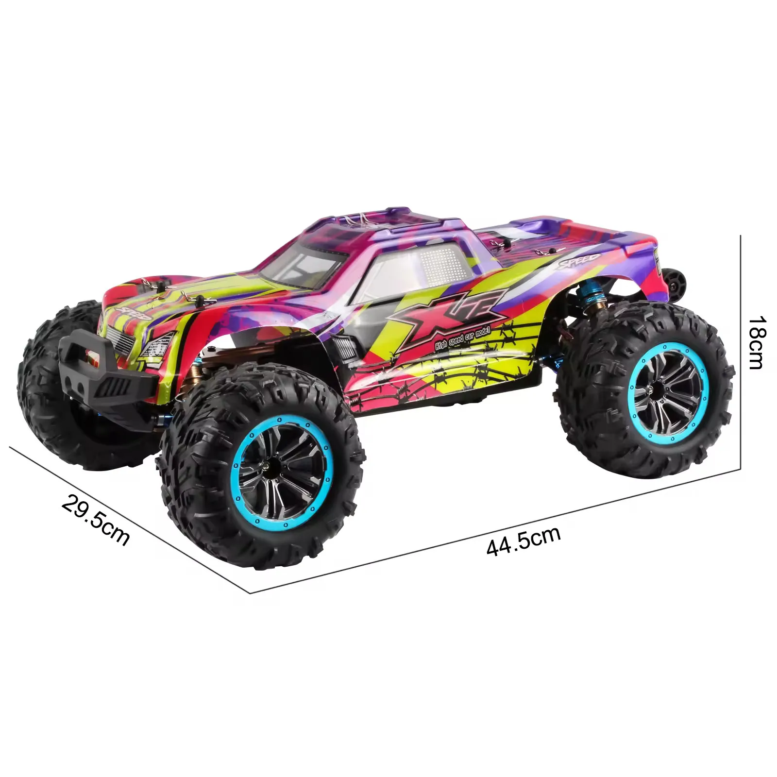 XLF F21B Professional high speed 1:10 big size 2.4G radio control toys rc car for sale 4WD waterproof off-road vehicle Brushed