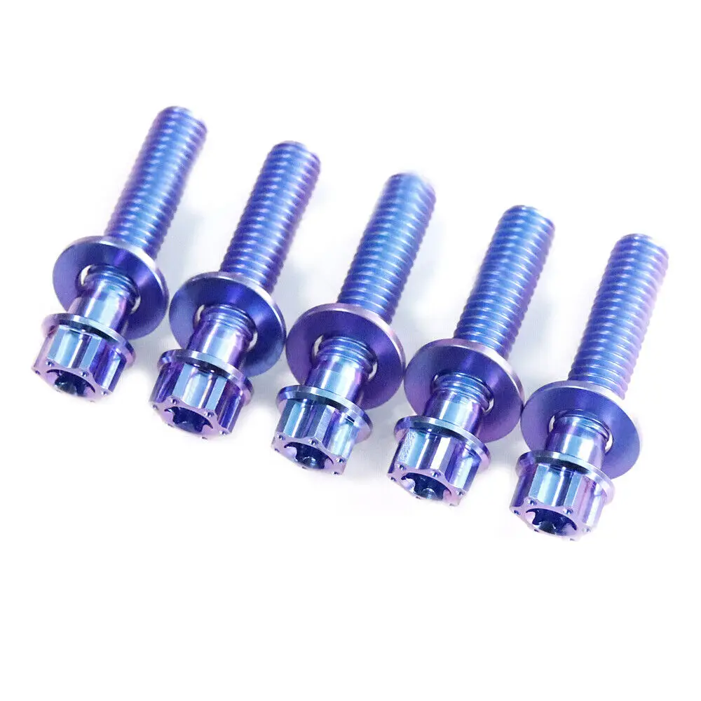 Customized Grade5 colorful m8 Vespa150 /Vespa Sprint Piaggio Vespa GTS30 motorcycle titanium front rear wheel lug hub bolt