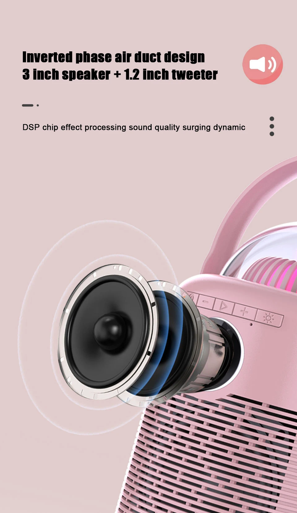 Promotion Gift 2023 Mini Best Portable HIFI Big Bass Vibration Speaker Stereo Outdoor Singing Audio Mini Speaker set