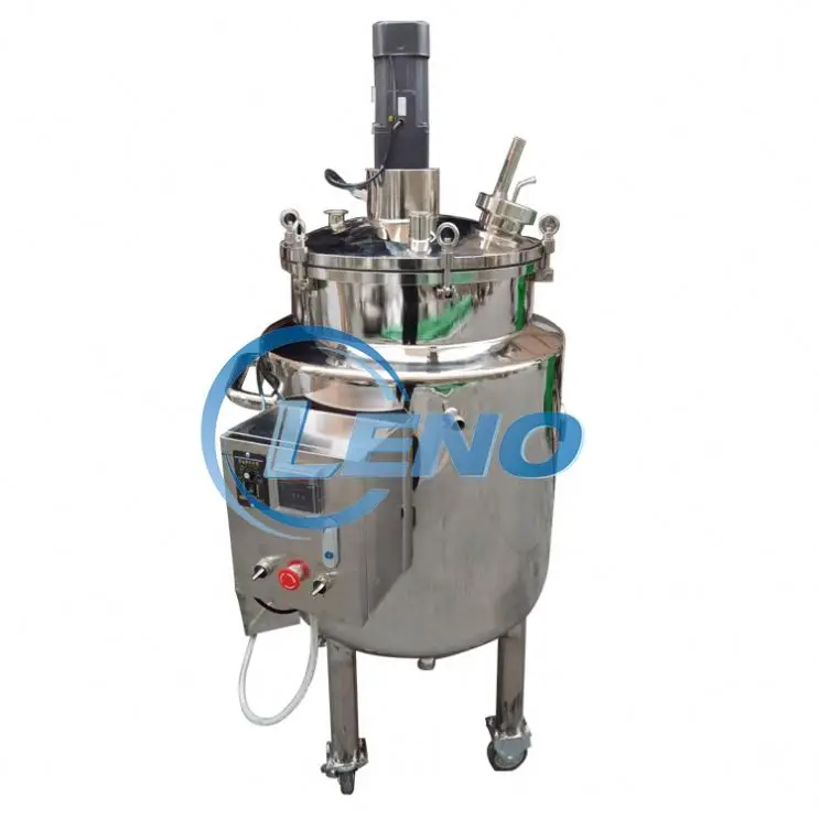 Sanitary Honey Fruit Jam Mayonnaise Chocolate Stainless Steel Emulsifying And Mixing Tank Soap Making Equipment