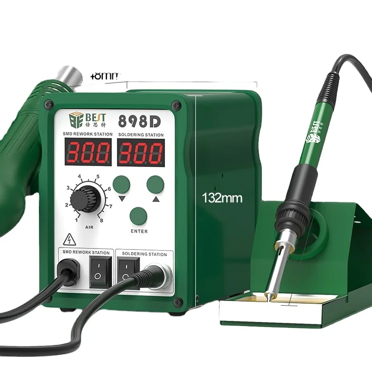  Customized 898D cheap price SMD temperature adjustable smd station soldering quick of mobile repairing
