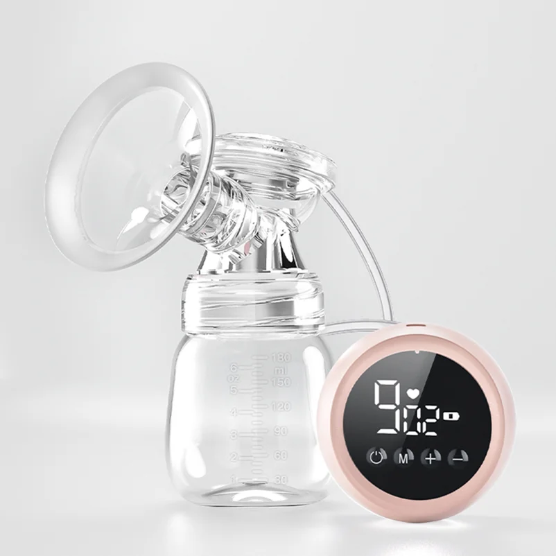 Safety And Environmental Protection PP Material Electric Single Bottle  180 ml Mother Breast Pump