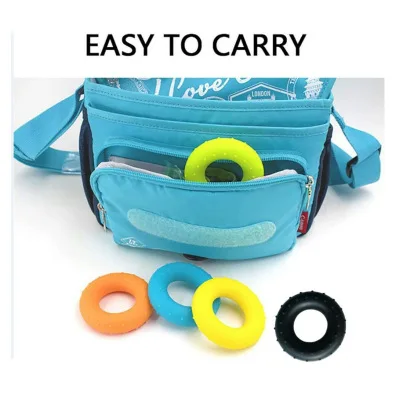 
Silicone Grip Device Muscle Strength Hand Grip Exercise O-shaped Particle Finger Trainer 