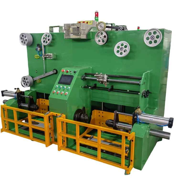 High quality cable reels 630mm  shaftless winding machine and steel cable rewinder machine cable