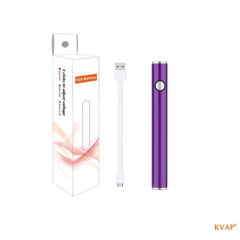 High End Quality 510 Thread Vape battery with A Grade Battery Lithium Cell Variable Voltages For Preheating Button Battery