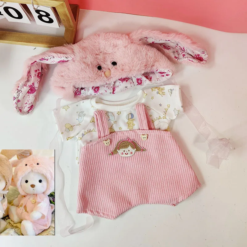 Custom-made Clothing for Plush Toys Cute Teddy Tales Lina Bear Changeable Adorable Costumes Bears